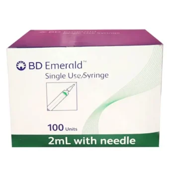 BD Emerald 2ml Syringe with 24G Needle (Syringe)