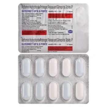 Glycomet-GP 0.5 Forte (Metformin/Glimepiride)