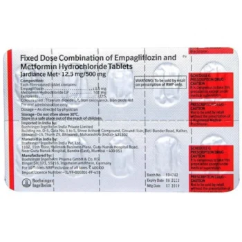 Jardiance Met 12.5mg/500mg (Empagliflozin/Metformin)