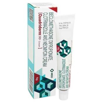 Quadriderm RF 5 g (Beclomethasone/Clotrimazole/Neomycin)