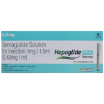 Hepaglide 0.25 mg Multi-dose Disposable Pen Solution for Injection 1.5 ml
