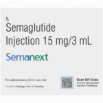 Semanext Semaglutide Injection 15 mg/3 mL 1 x 3 mL Cartridge with 10 Needles